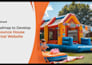 design house bounce website equipment party website glamping website